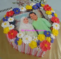 Floral Themed Hantaran Cake