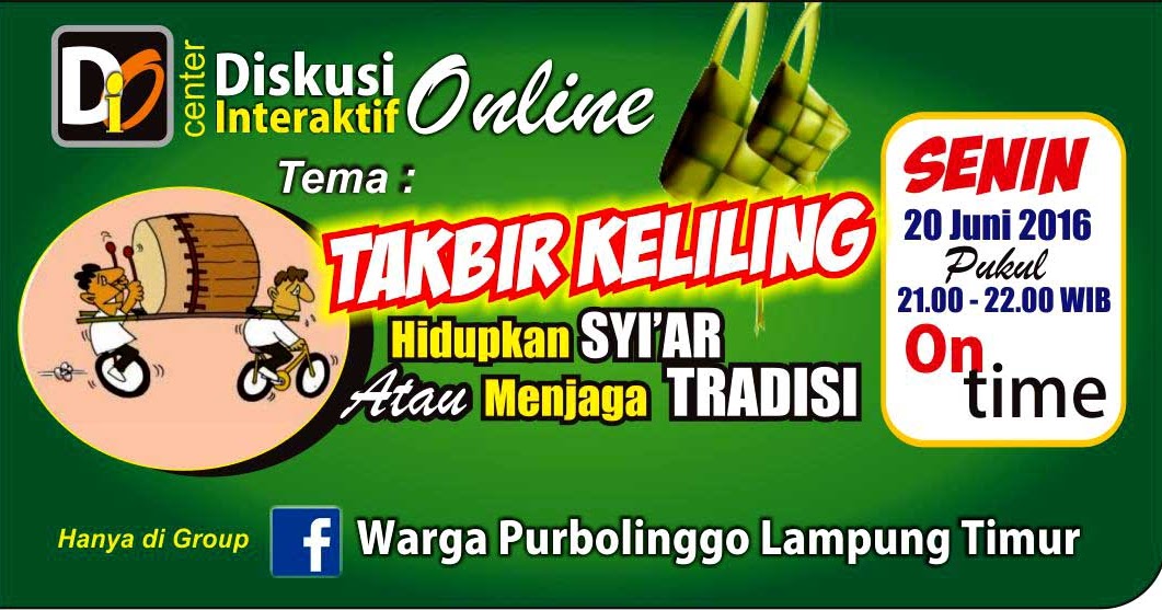 30+ Ide Keren Contoh Pamflet Takbir Keliling Little