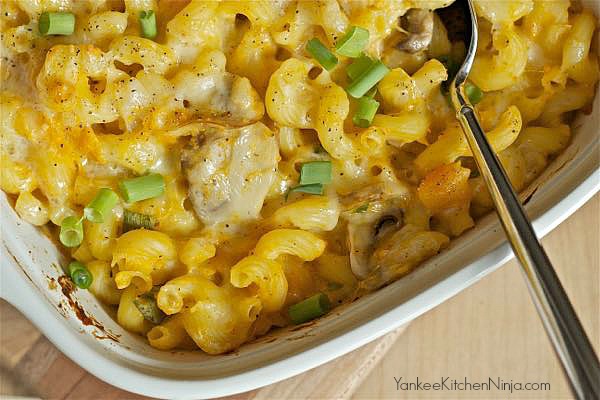 Healthy butternut mac and cheese