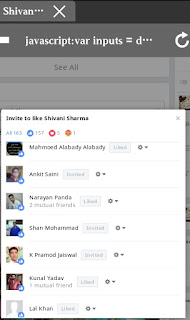 invite all post likers in one click invite all post likers in one click