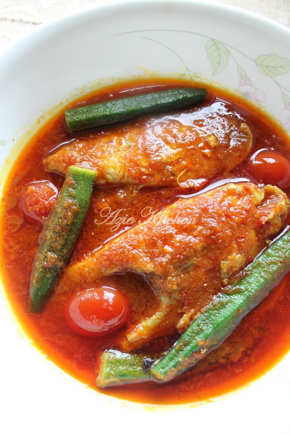 Masak Asam Pedas Ikan Merah Yang Terlajak Sedap - Azie Kitchen