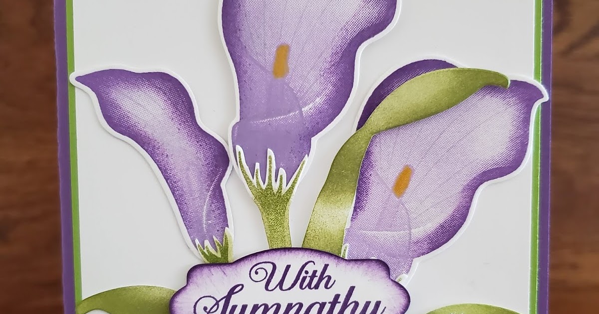 Sending Smiles Across The Miles Lily Sympathy Card