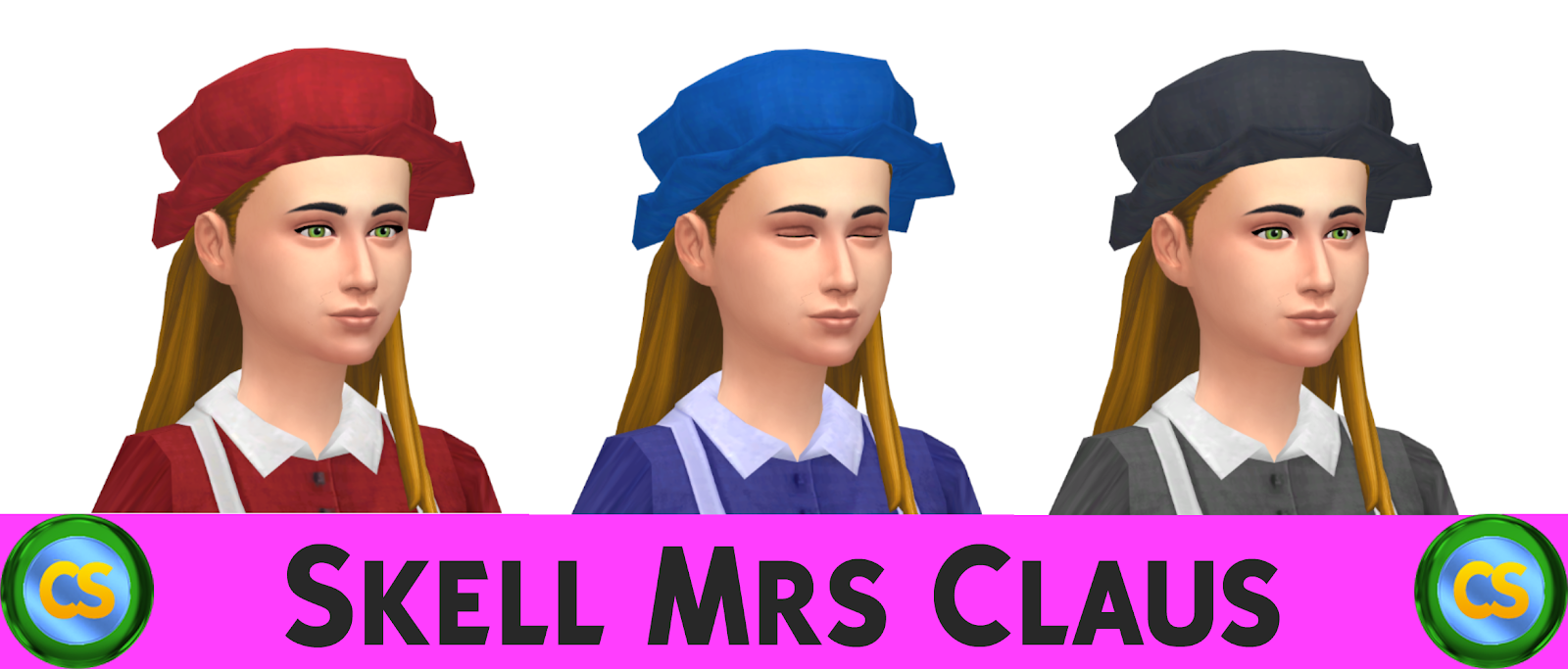 Skell Long Apron Dresses Conversion to Sims 4 Cepzid Sims