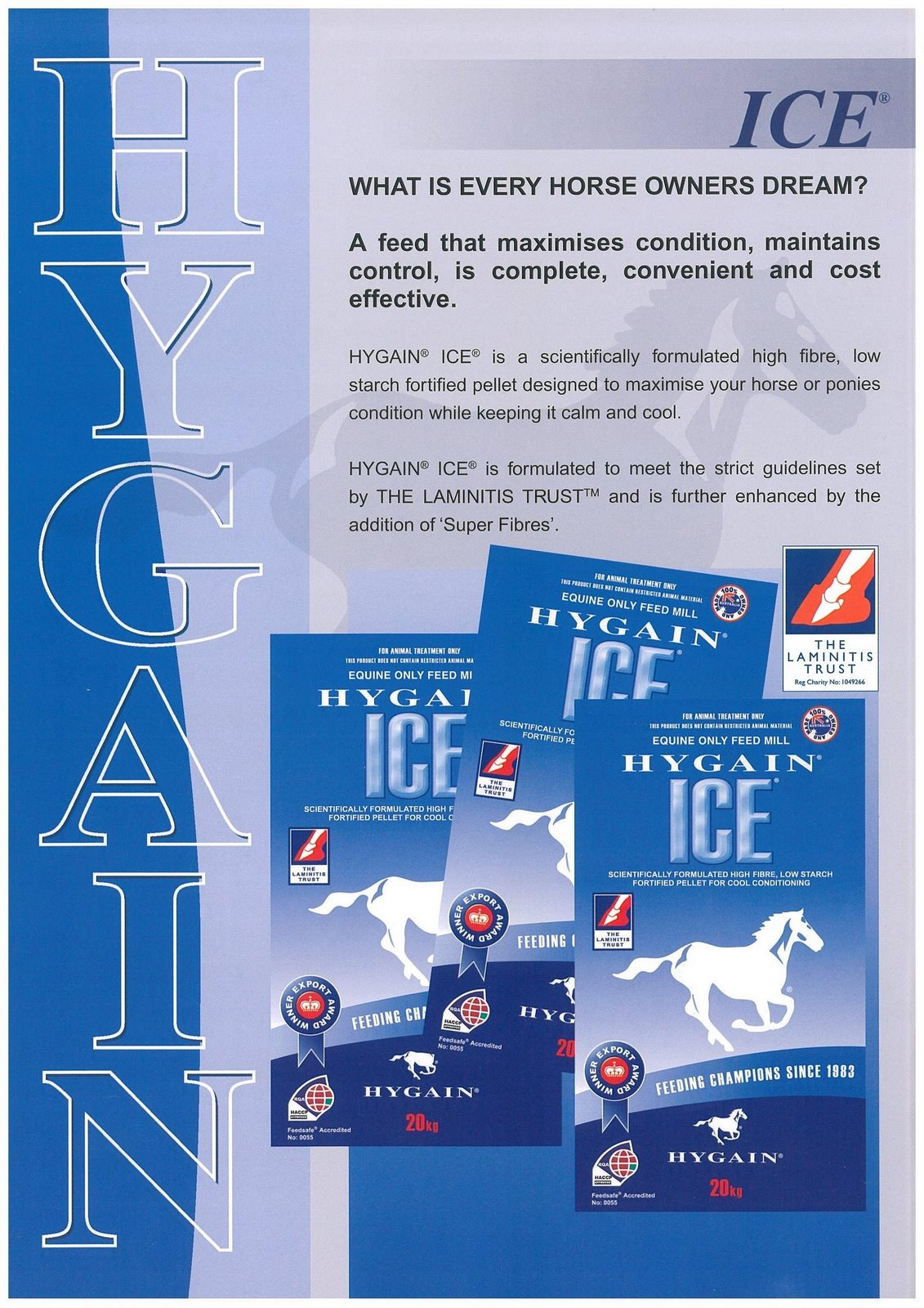 MANO Equestrian Services HYGAIN ICE