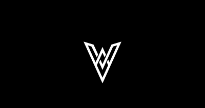 letter v twisted concept logo letter templet