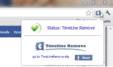 Remove timeline in Facebook 