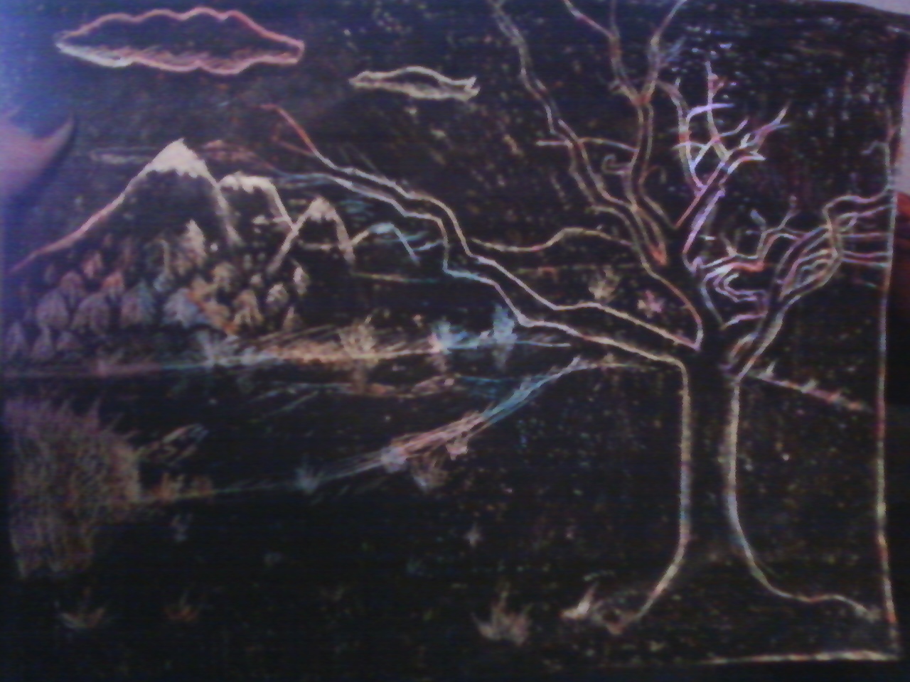 Ashlym's Art Station Crayon Etching