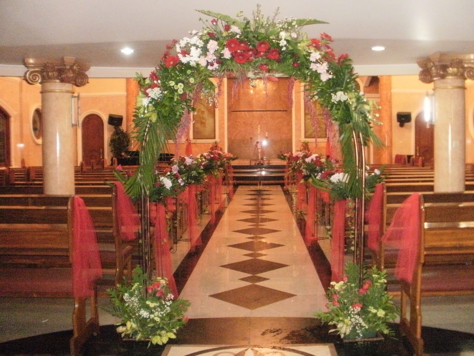 KEIKO FLORIST Dekorasi  Pemberkatan Pernikahan  Gereja  
