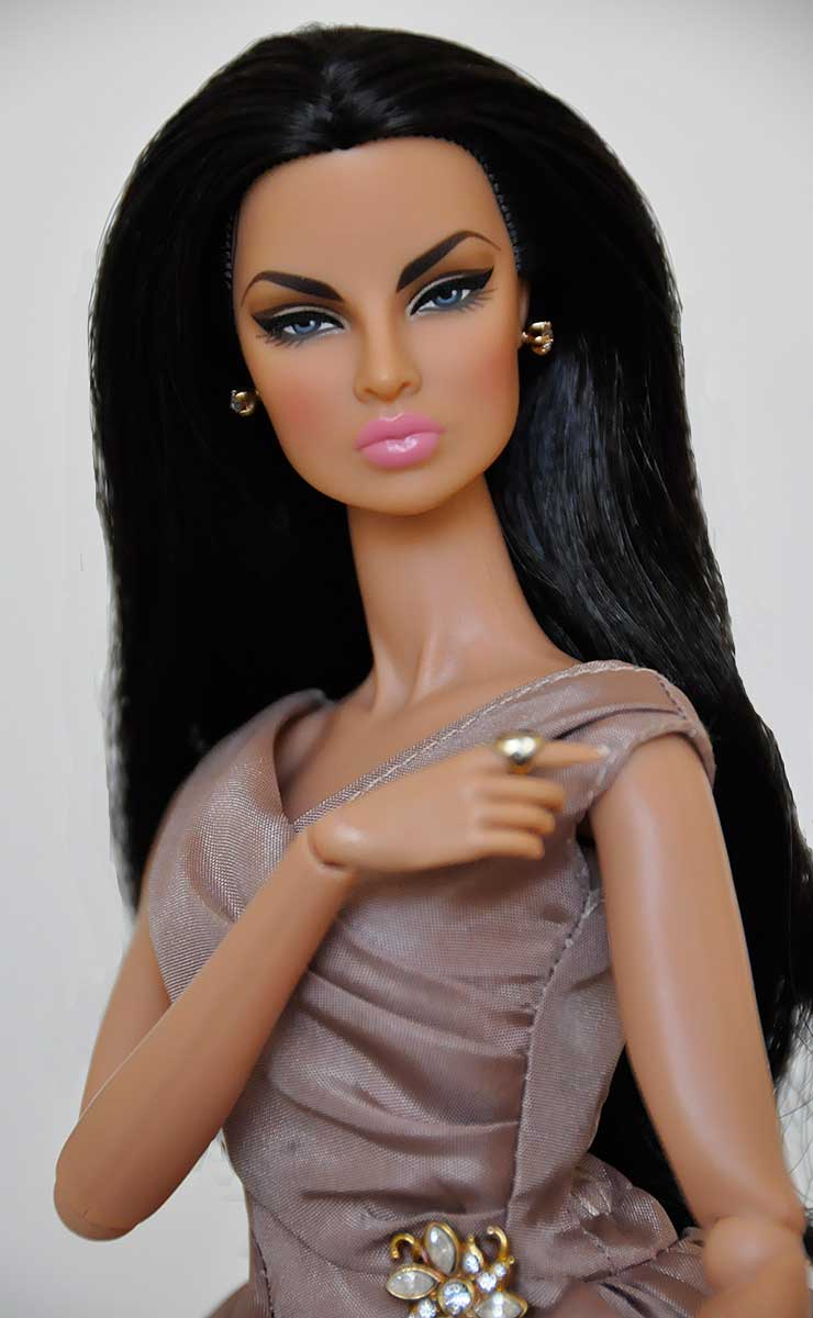 barbie with dark hair
