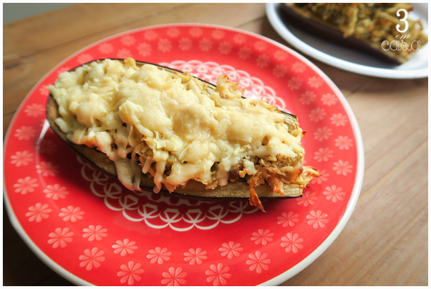 receita low carb berinjela recheada