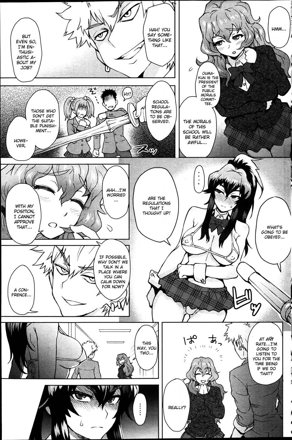 Hentai Manga Comic-A School Committee For Indiscipline-Chap2-3