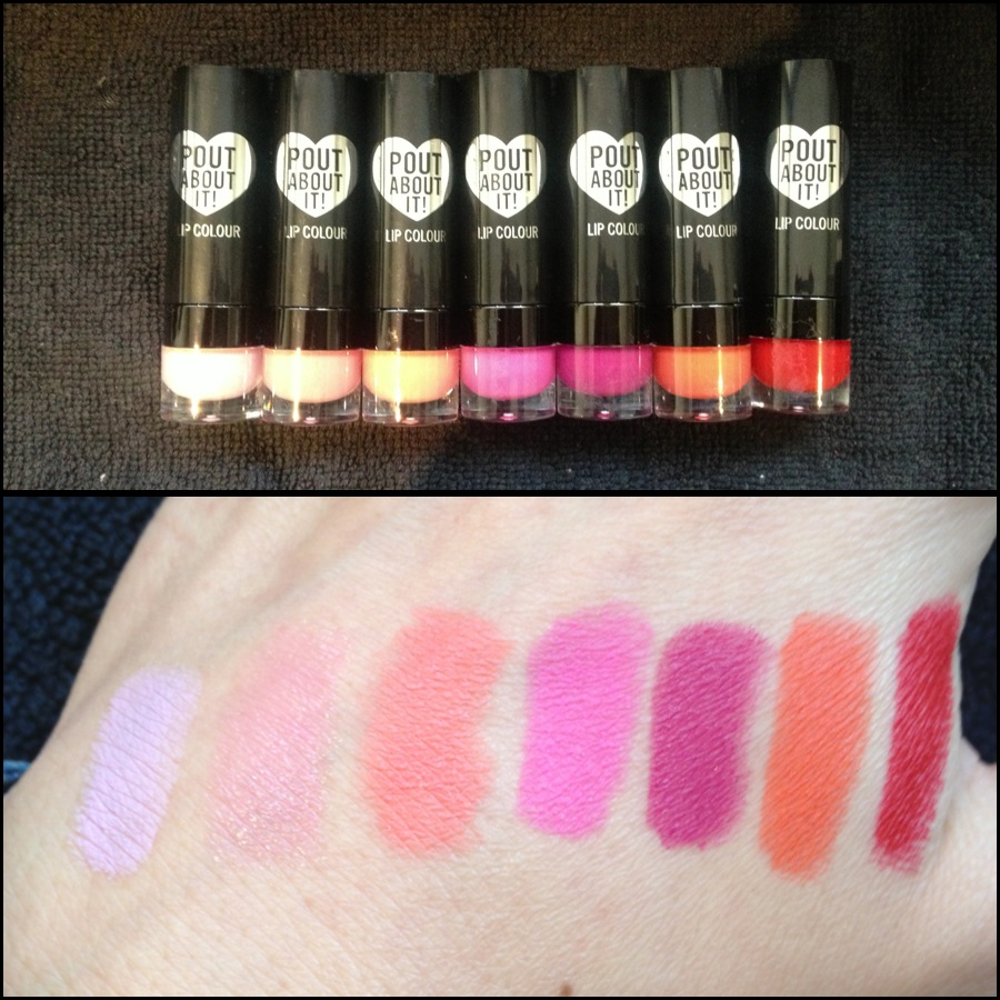 ME, MY LIPS & EYE! REVIEW Sportsgirl Pout About It Lip Colours
