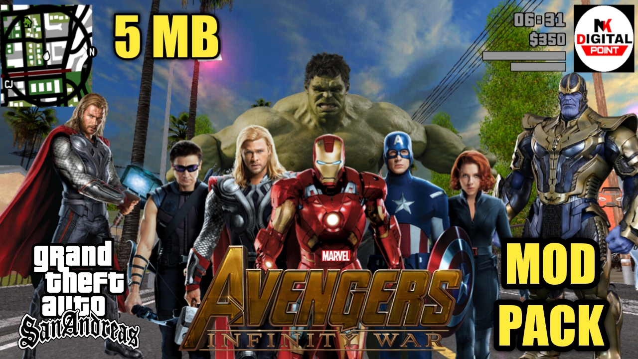 Gta San Andreas Marvel Avengers Mod Download For Android Gta San Andreas Marvel Avengers Mod Download For Android