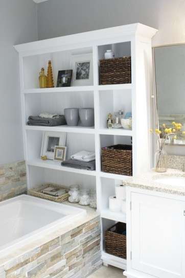 El baño, un buen lugar para almacenar en tu hogar