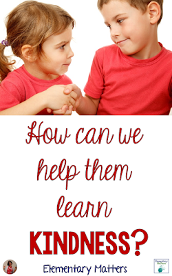 How Can We Help Them Learn Kindness? This post shares three different strategies for helping children learn to be kind to one another. It includes a Readers Theater freebie and links to several other freebies. #kindnessnation, #weholdthesetruths