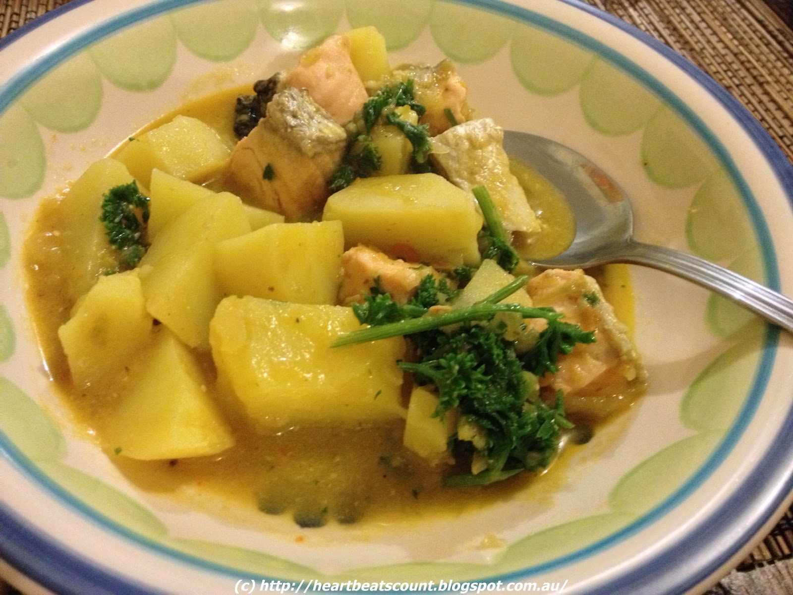 Every Heart Beat Counts! Fresh Salmon and Potato Stew Recipe
