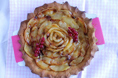 Receta Tarta de manzana caramelizada