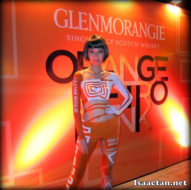 Space Girl at Glenmorangie Orange Retro Funk Night The Pool