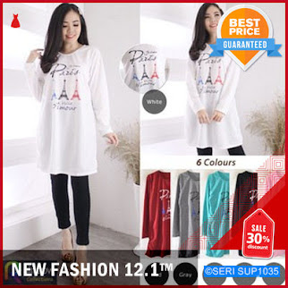 SUP1035K29 Kaos Tunik Sablon Wanita Bigsize Murah BMGShop