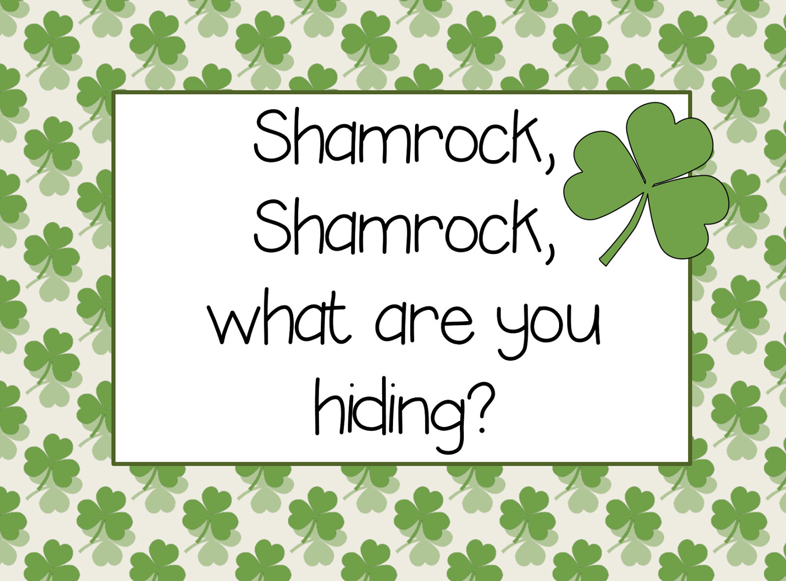 Shamrock Shamrock