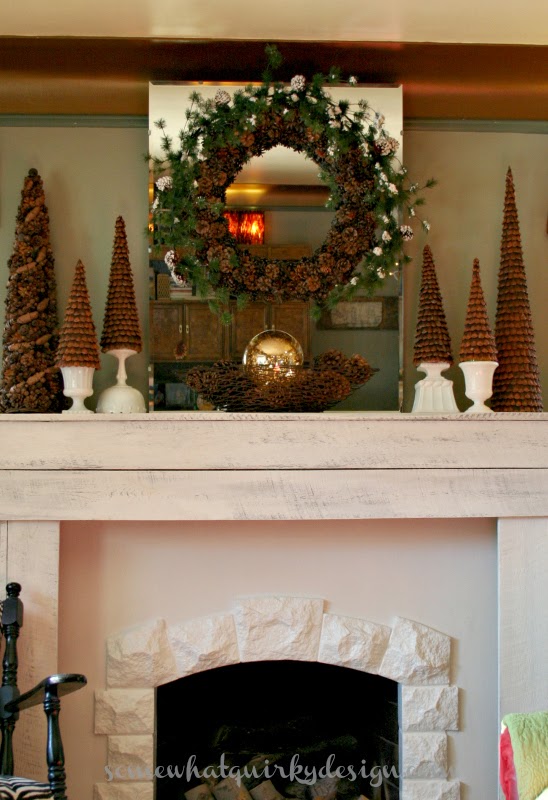 Somewhat Quirky: Winter Mantel