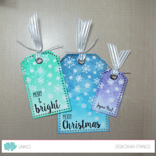 Trio of Christmas Tags - photo by Deborah Frings - Deborah's Gems