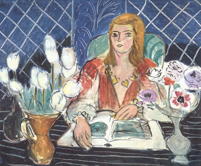 A Sobremesa: Harmonia em Vermelho - Pinturas de Matisse, Henri - (Fauvismo) Francês 