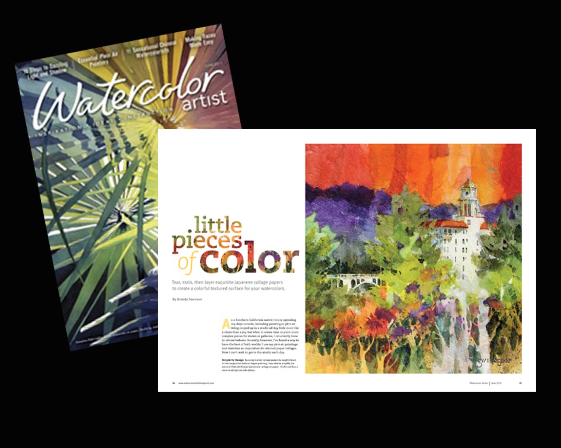 Brenda Swenson Watercolor Artist Magazine