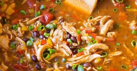 Skinny Chicken Fajita Soup | variousfoods
