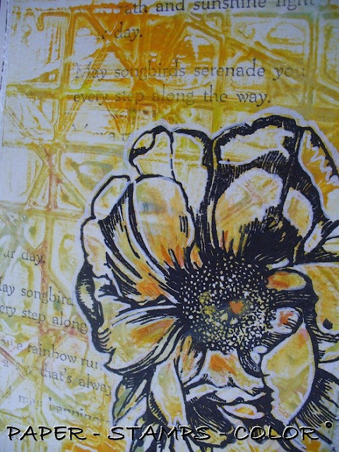 PAPER - STAMPS - COLOR: Monoprinting is fun - 2