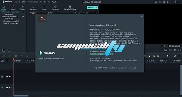 Wondershare Filmora Versión Full Español