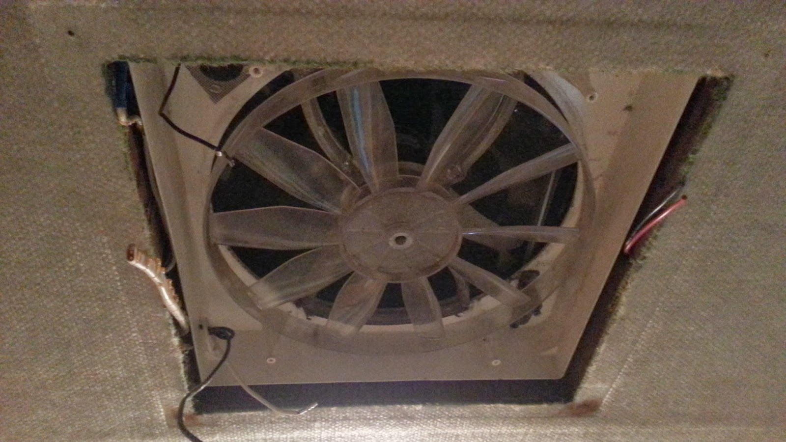 My Old RV Ceiling Exhaust Fan replacement