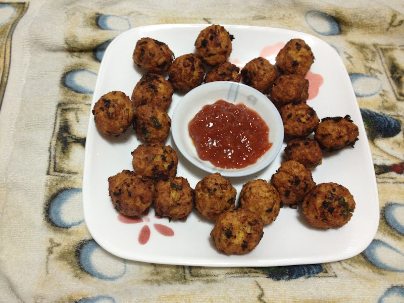 Chicken Keema balls dry