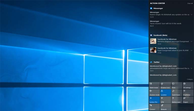 Akhirnya Microsoft Memperbaiki Masalah Bug Action Center Pada Windows 10 Akhirnya Microsoft Memperbaiki Masalah Bug Action Center Pada Windows 10