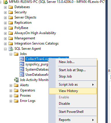 sqlfingers.com: SQL Server Agent - Query the last run status of your jobs
