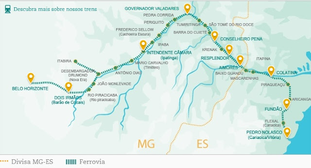 Tudo que você precisa saber sobre a viagem de Trem de Vitória a Minas Viagem de Trem de Vitória a Minas: conheça as estações