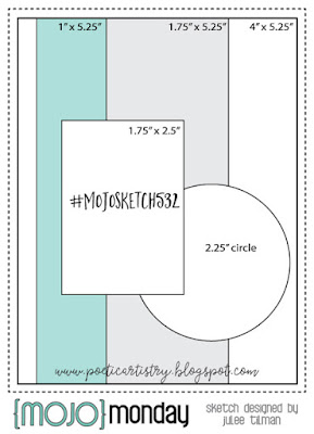 Mojo Monday sketch 532 with dimensions #mojomondaysketch | #mojosketch532 | Seriously The Best | So Very Vellum Specialty Designer Series Paper | Nicole Steele The Joyful Stamper