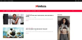 nimbus blogger template 2017
