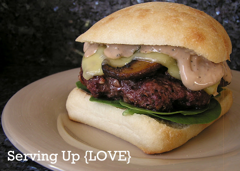 Katherine's Kitchen Serving Up {Beef} Sirloin Burger with Balsamic Mayo