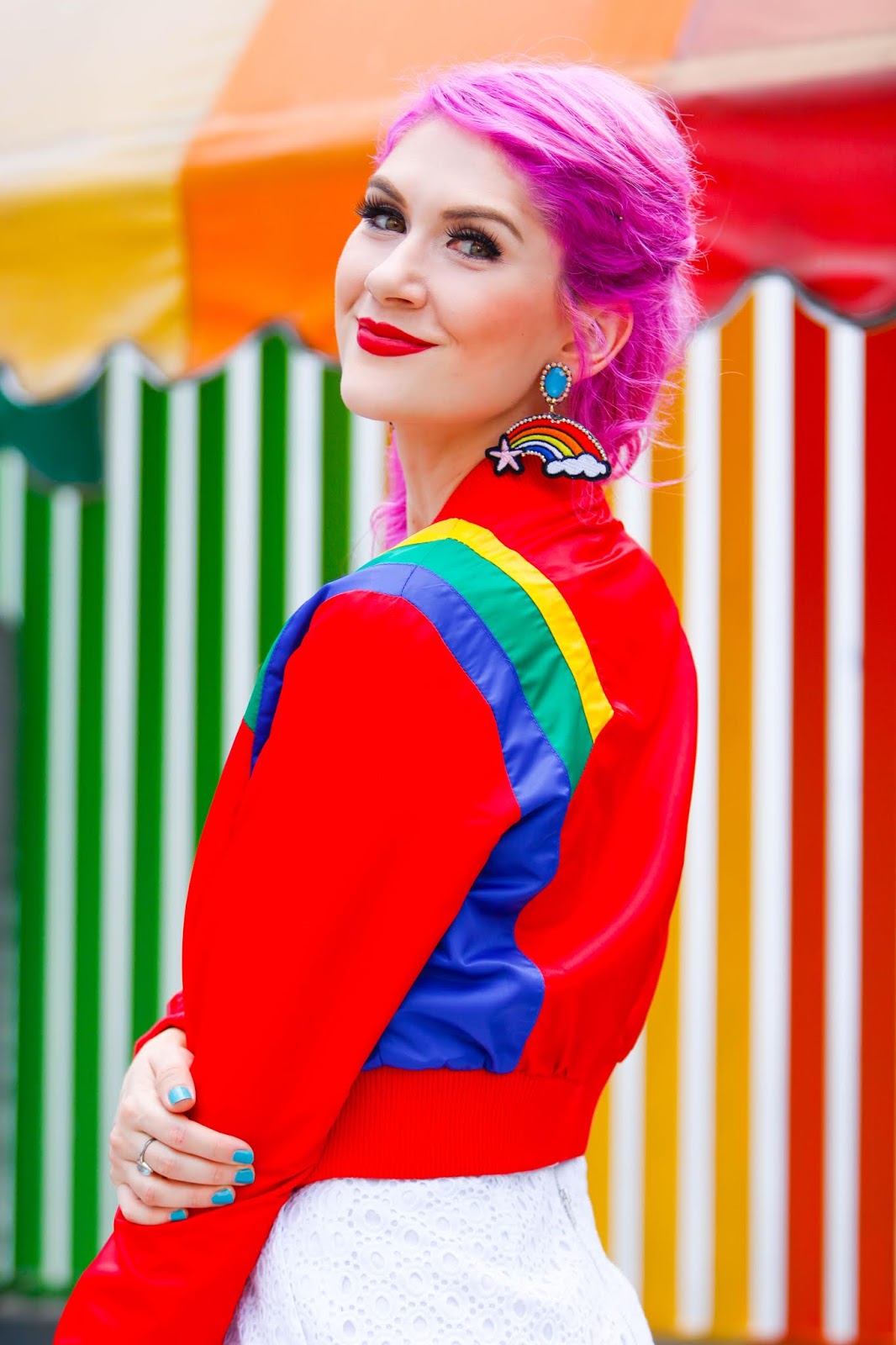 Rainbow Jacket Outfit