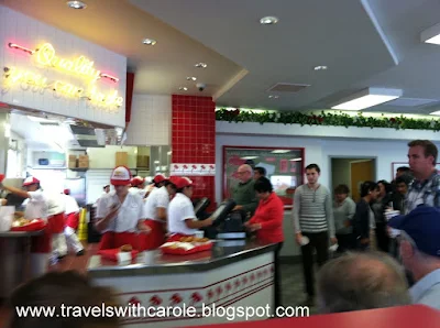 order counter at In-N-Out Burger in Kettleman City, California