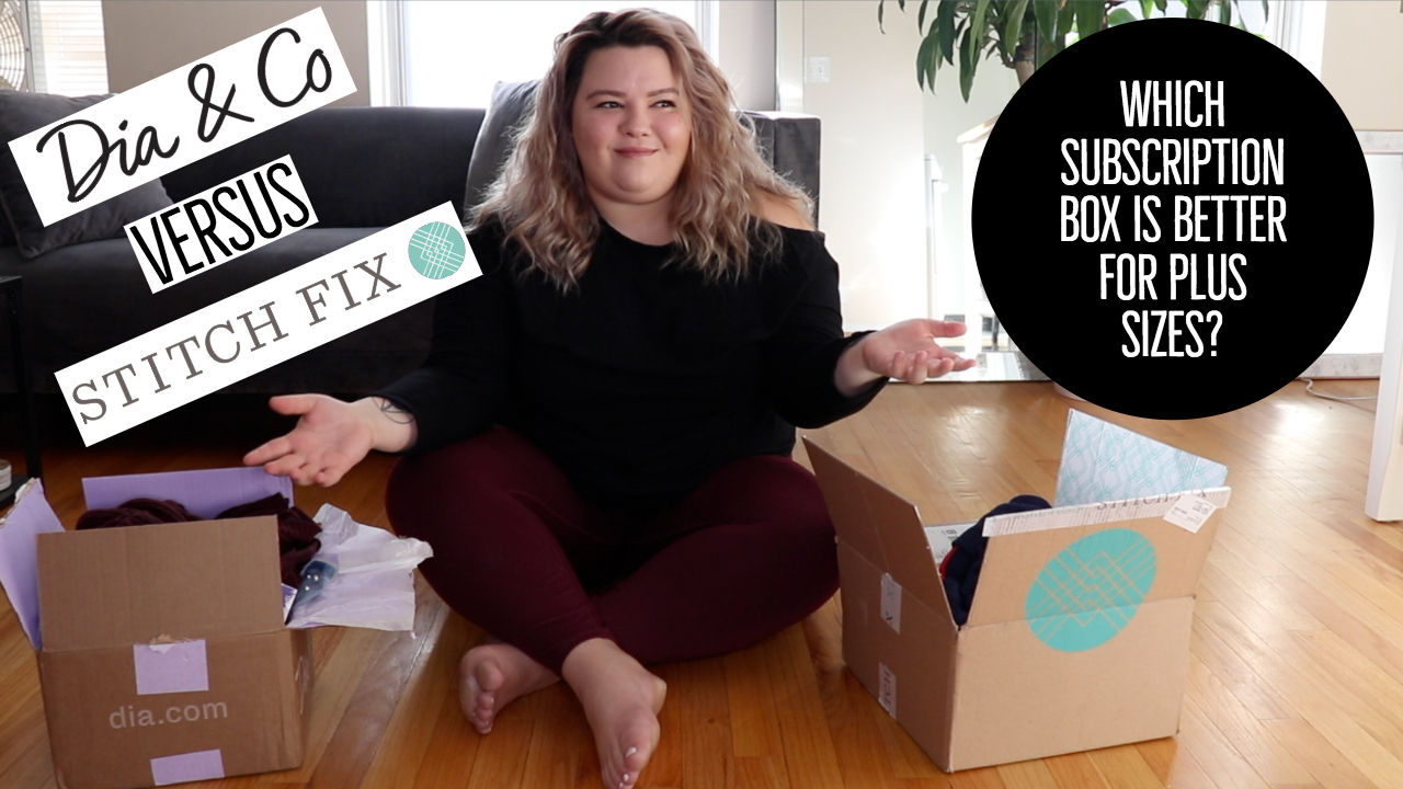 Dia & Co. VS. Stitch Fix, which subscription box is better for plus size and curvy bodies? Chicago Plus Size Petite Fashion Blogger, youtuber, and model Natalie Craig, of Natalie in the City, finds out.