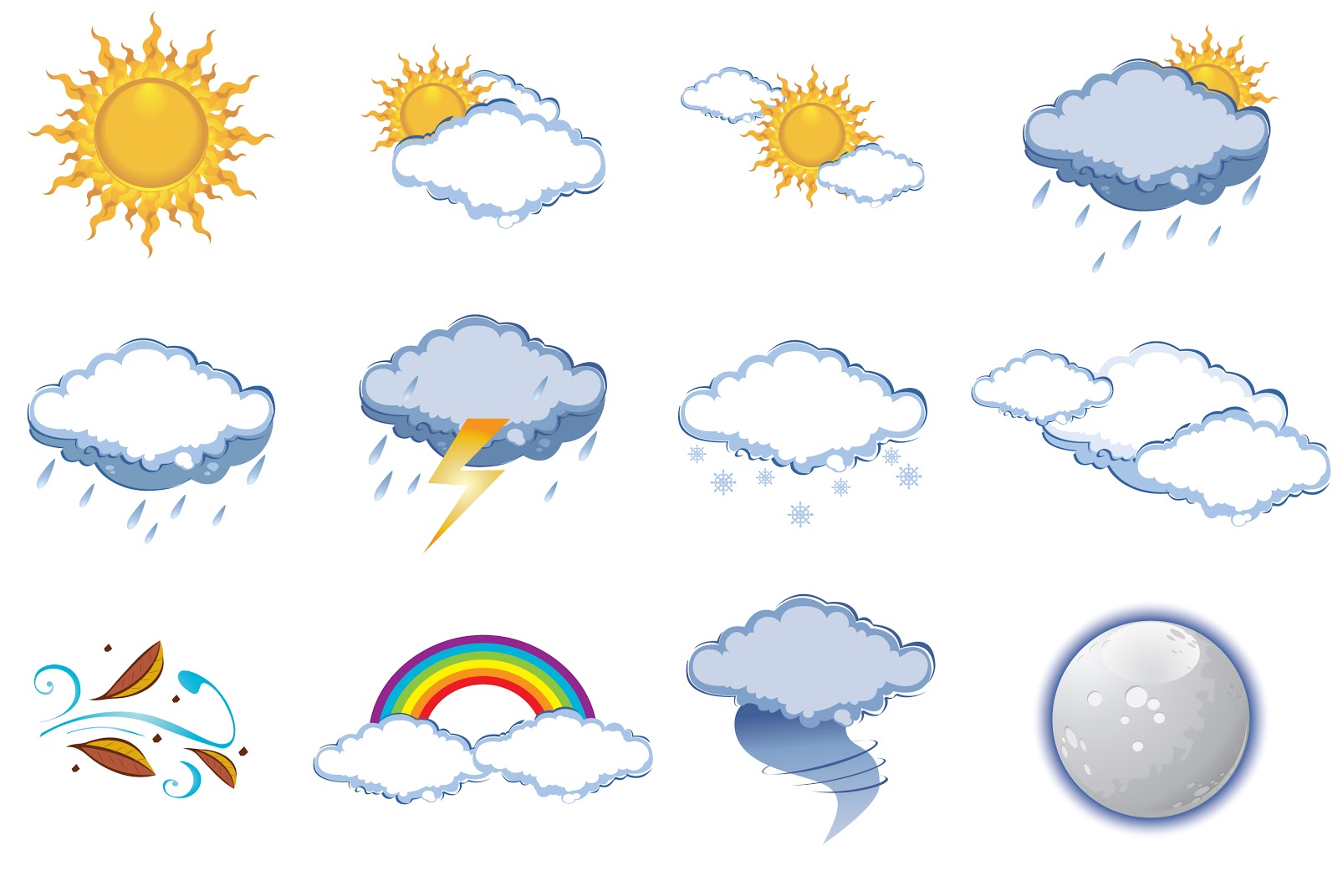 weather icons clipart free - photo #2