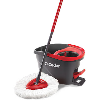 o-cedar easy wring spin mop and bucket