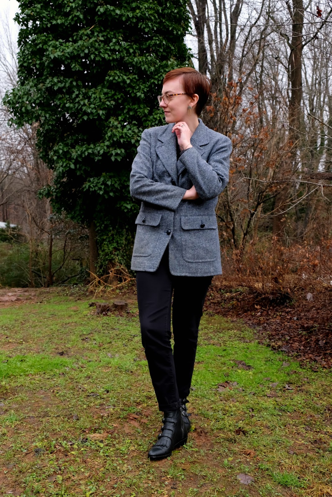 thrifted ll bean blazer thrifted style stylewise-blog.com thrifted ll bean blazer thrifted style stylewise-blog.com