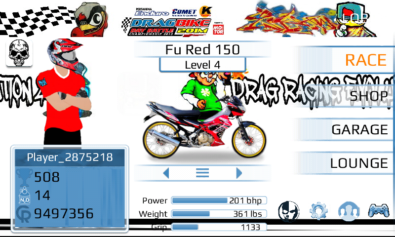 drag bike evo 2