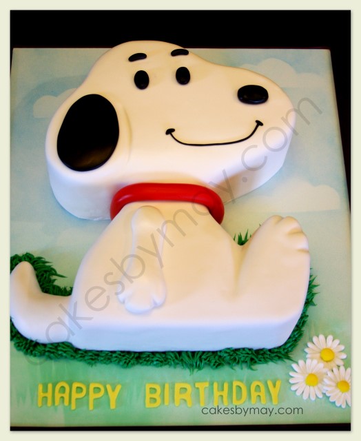 Cakes by Maylene: Snoopy Birthday Cake