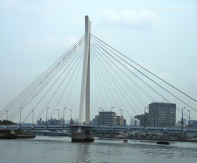 Chuo-ohashi bridge, Sumida river cruise, Tokyo