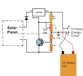 Make this Solar Powered Fence Charger Circuit - Electronic Circuit 