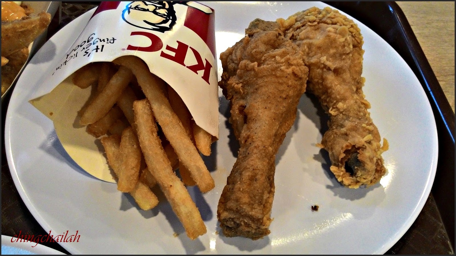 Simple Living In Nancy Dinner At KFC, Silibin, Ipoh.